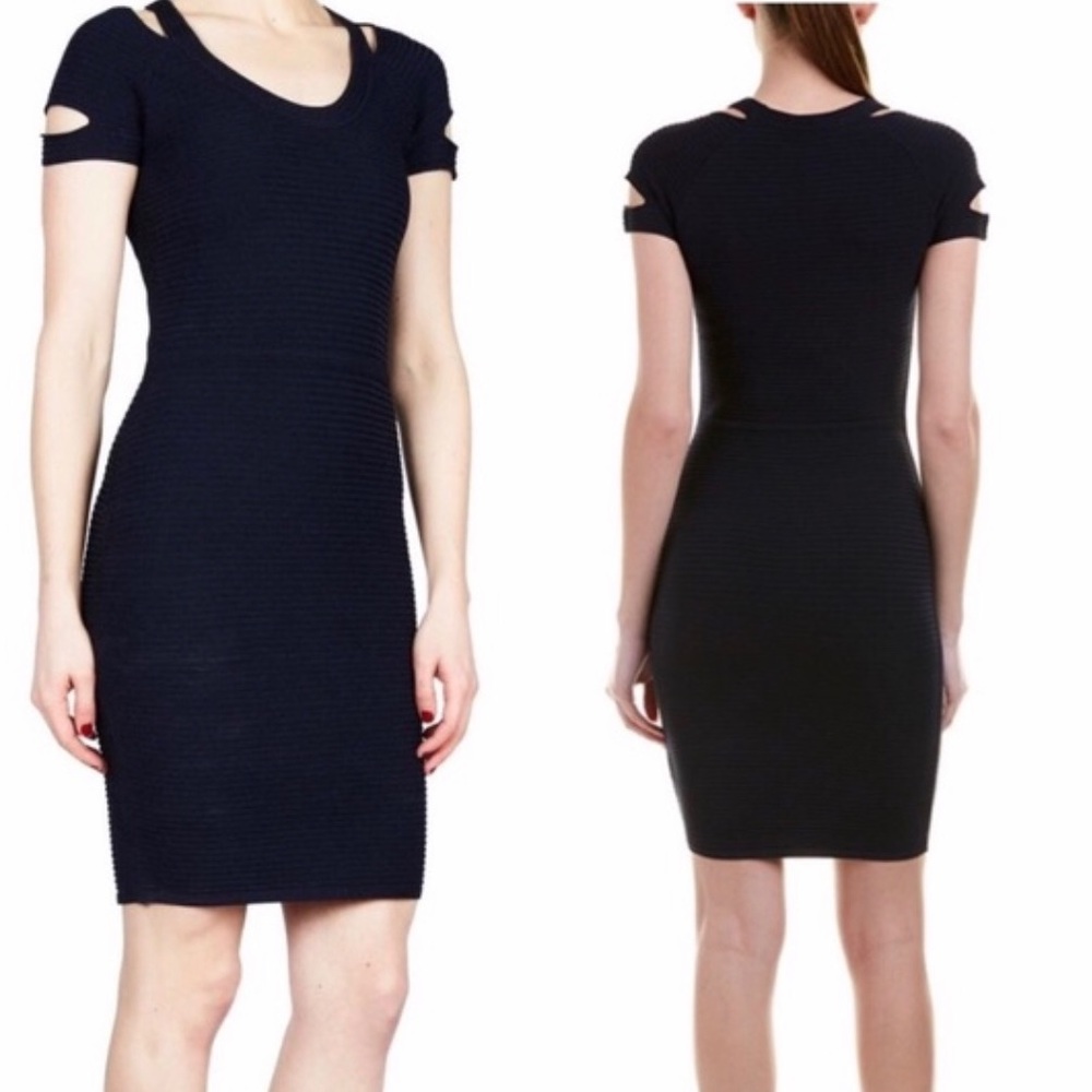 Bailey 44 Navy Bandage Dress Medium